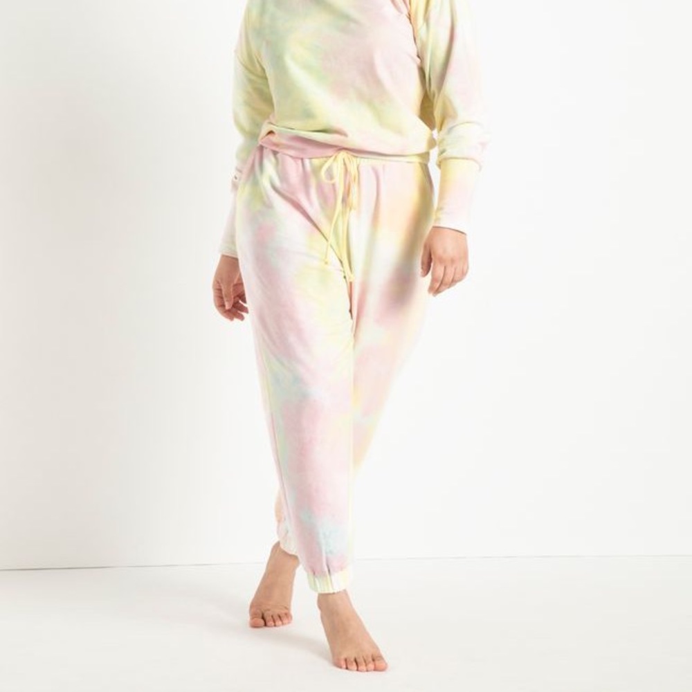 Eloquii tie dye joggers